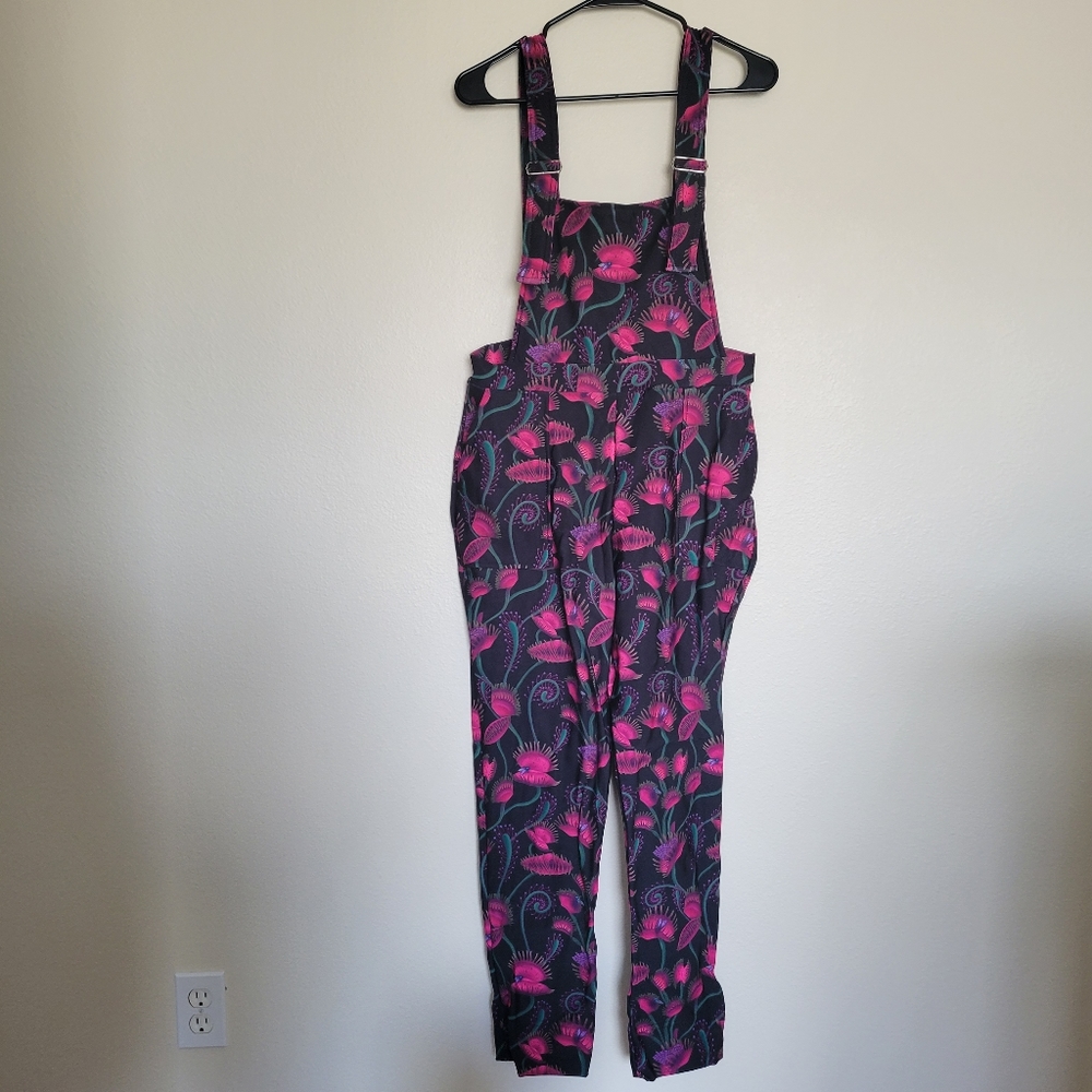 NWT blackmilk overalls thick venus fly trap carnivorous plants